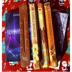 Pachet carte de cristale + bețișoare si suport betisoare  ( punga cadou ) 