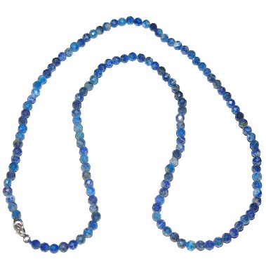 Colier lapis lazuli fatetat 3 mm