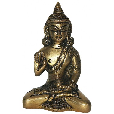 Statueta Buddha metal - 8 cm model 2