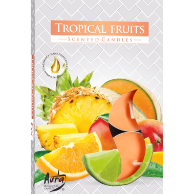 Lumanari fructe tropicale set 6 bucati