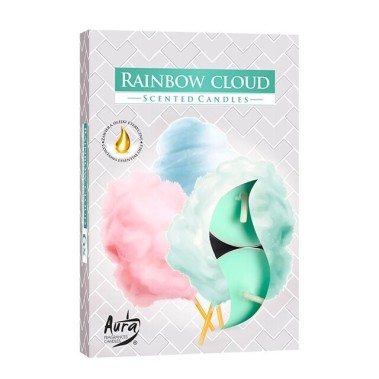 Lumanari Rainbow Cloud set 6 bucati