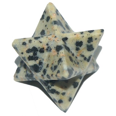 Merkaba jasp dalmatian 2 cm.