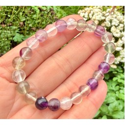 Brățara fluorina 7 mm - piatra intuiției și a curajului