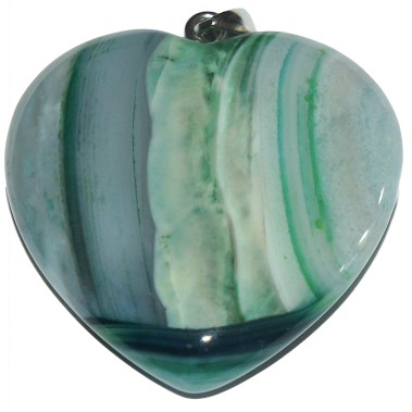 Pandant agat verde inima 4 cm unicat Pandant agat verde inima 4 cm unicat