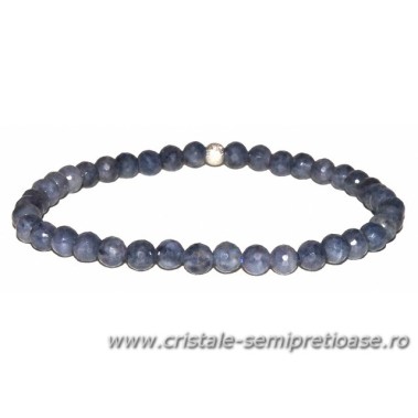 Bratara safir albastru - 4 mm. Bratara safir albastru - 4 mm.